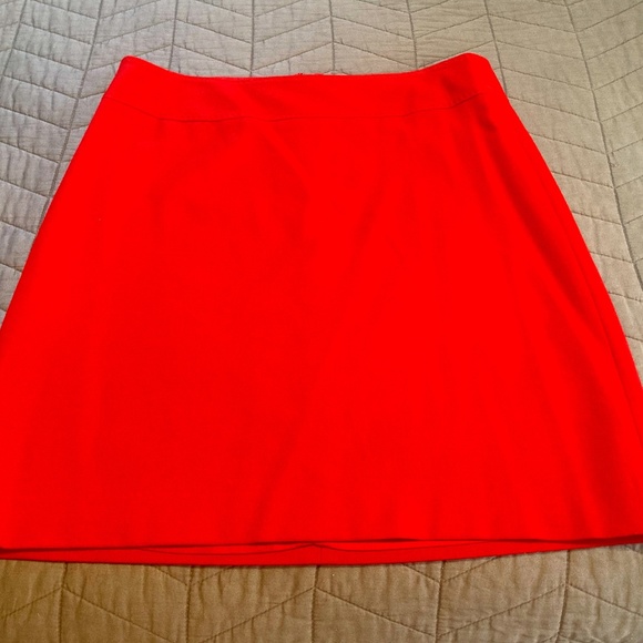 Talbots Red Wool Pencil Skirt Size 10 - Picture 1 of 7
